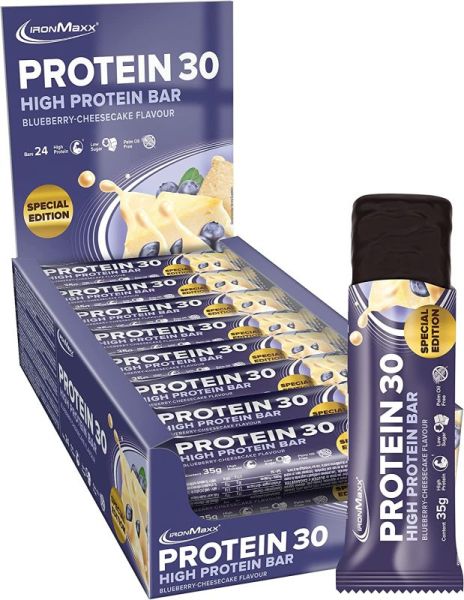 Ironmaxx Protein 30 Bar 24x30g (Blueberry-Cheesecake)