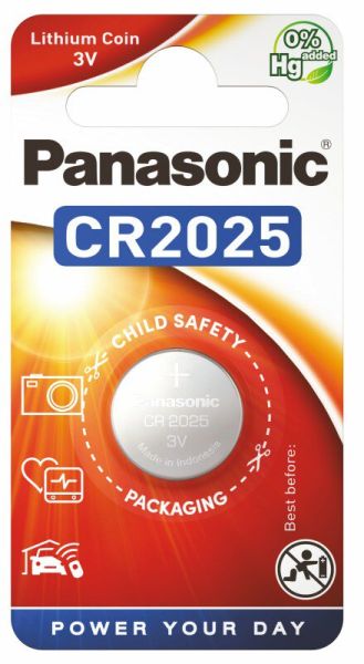 Panasonic CR2025 - Knopfzellen-Batterie
