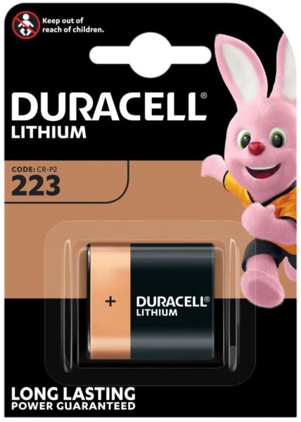 Duracell Lithium 223 (CR-P2) - Foto-Batterie (6 Volt Lithium)