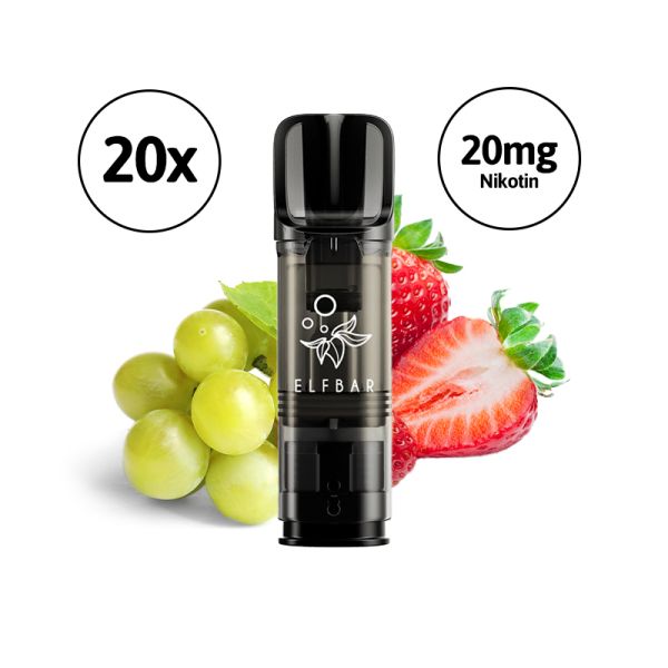 Elfbar ELFA Pro Pods (Strawberry Grape) - 20 Pods