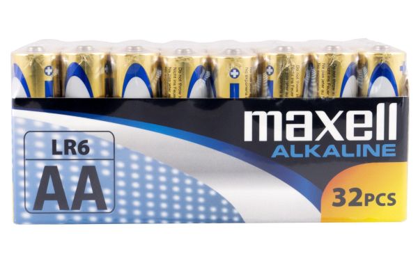 Maxell AA-Batterie, 32er Pack