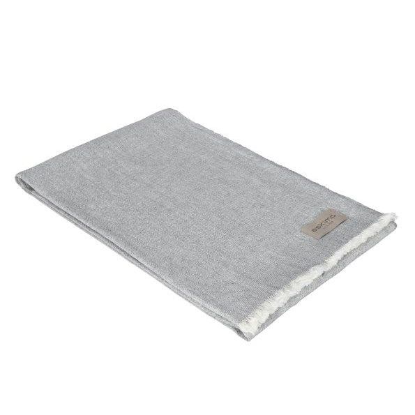 Eskimo Provence Sommerdecke (130x180cm) mit Leinen Baumwolle - Grau