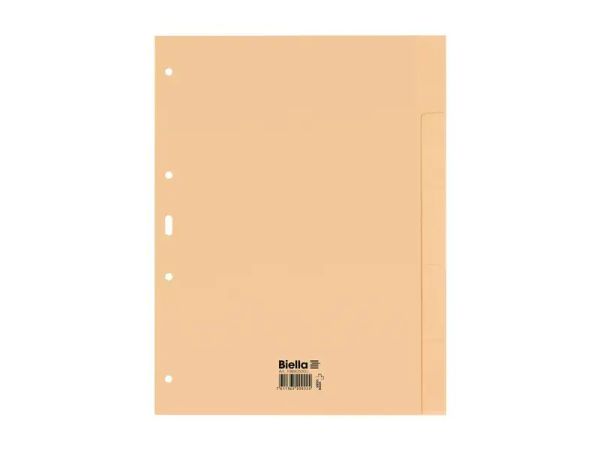 Biella A4, 1-5, Hellbraun - Register