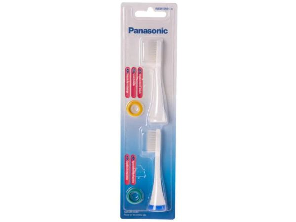 Panasonic WEW 0935, Weiss - 2 Zahnbürsten-Aufsätze