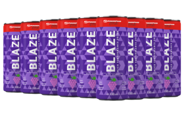Powerfood One Blaze 24x330ml (Blue Grape)