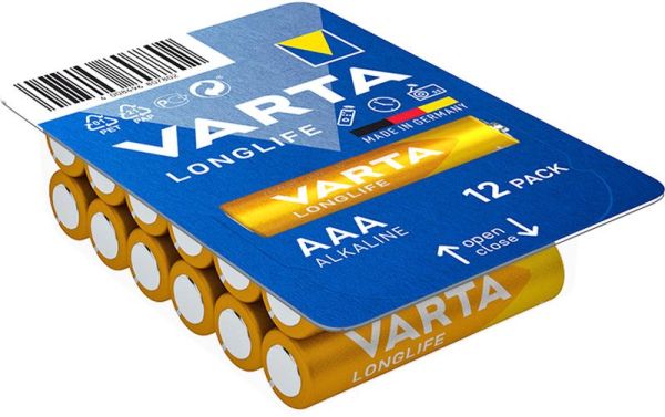 Varta Longlife, AAA - 12 Batterien