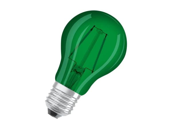 Osram Star Décor Classic A 15 W, Grün (Green) - LED Lampe