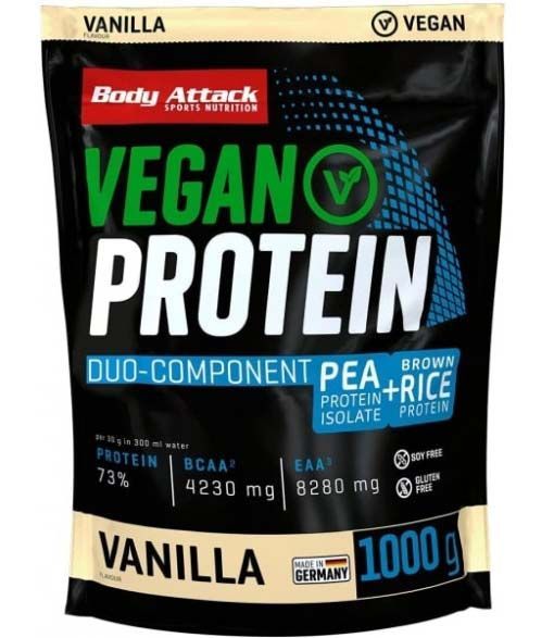 Body Attack Vegan Protein (Vanilla)