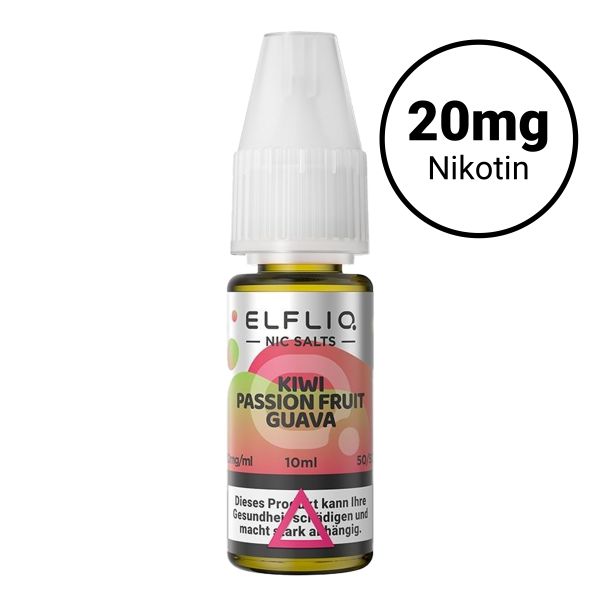 Elfbar Elfliq Nic Salts 20mg - Kiwi Passionfruit Guava