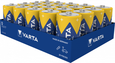 Varta Industrial Pro D-Batterie, 1.5V - 20 Stück (Typ 4020)