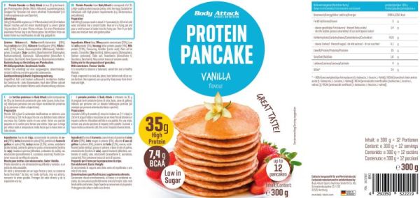 Body Attack Protein Pancake (Vanilla)