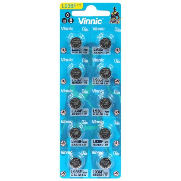 Vinnic L936F - 10 Knopfzellen
