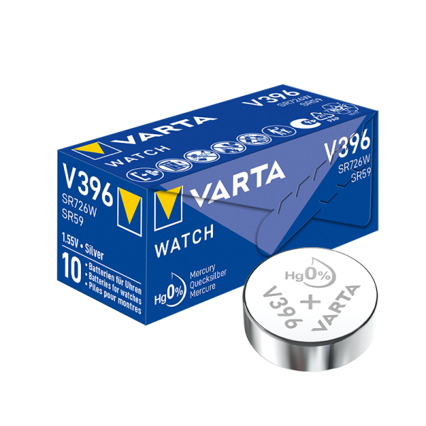 Varta V396 / SR726W - 10 Knopfzellen