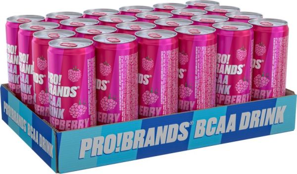 ProBrands BCAA 24x330ml (Raspberry)