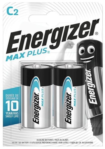 Energizer Max Plus, C - 2 Batterien