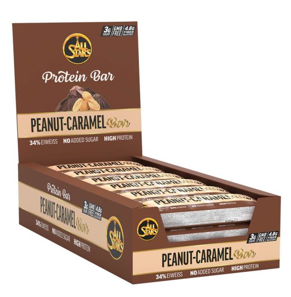 All Stars Protein Bar 18x50g (Peanut Caramel)