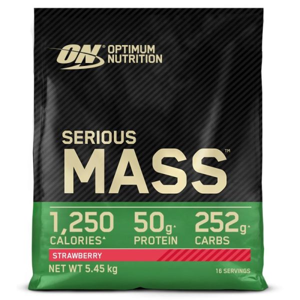 Optimum Nutrition Serious Mass (Strawberry) - 5.45 Kilogramm