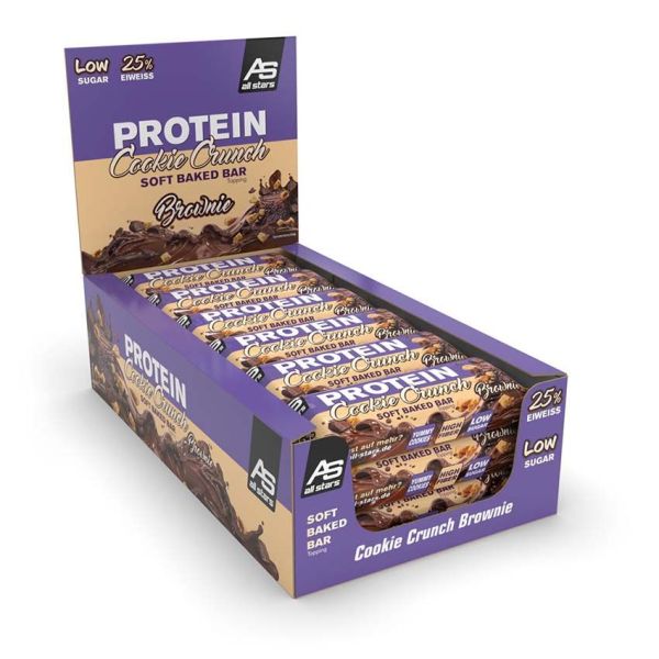 All Stars Protein Cookie Crunch 18x50g (Brownie)