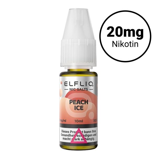Elfbar Elfliq Nic Salts 20mg - Peach Ice