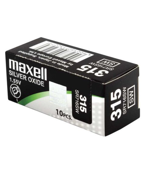 Maxell 315 / SR716SW - 10 Knopfzellen