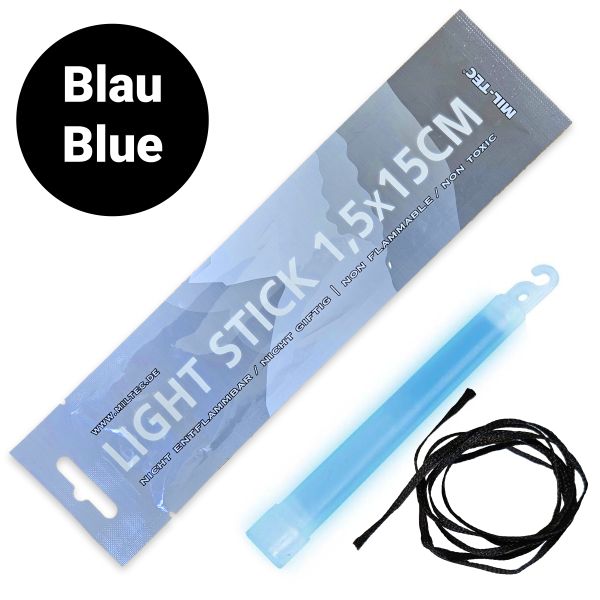 Mil-Tec Light Stick Knicklicht 15 cm Blau – Leuchtstab