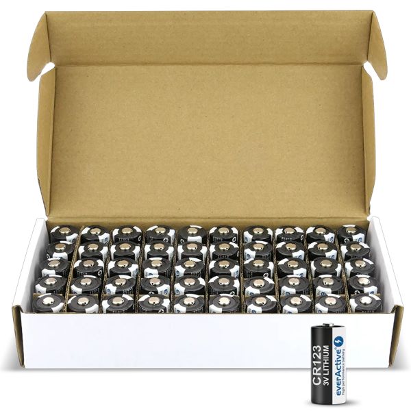 Everactive CR123!! 50 STK!! 1500mAh