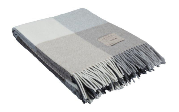 Eskimo Decke Mürren (130x180 cm) aus 100% Merino-Wolle - Fango