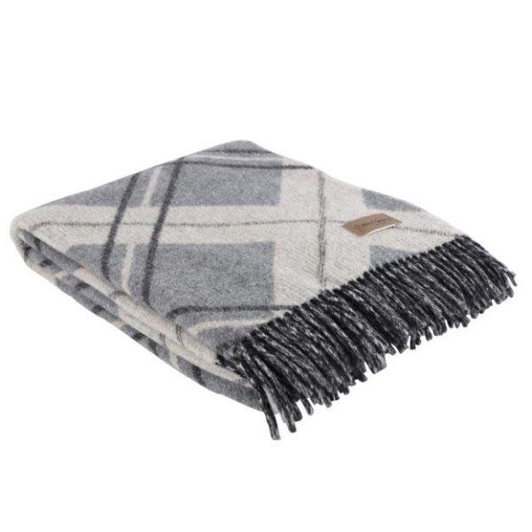Eskimo Basilea Decke (130x180 cm) - Silber/Beige