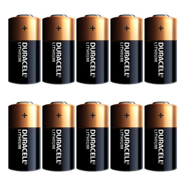 Duracell 123 (CR123) - 10 Batterien