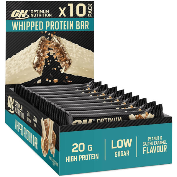 Optimum Nutrition Whipped Protein Bar 10x60g (Peanut Salt Caramel)