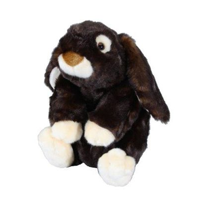 Eskimo Plüschtier Hase (30cm) - Farbe Dunkelbraun
