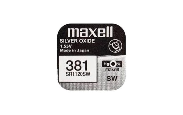 Maxell 381 / SR1120SW - 10 Knopfzellen