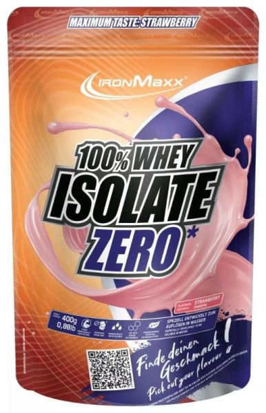 Ironmaxx 100% Isolate Zero (Strawberry)