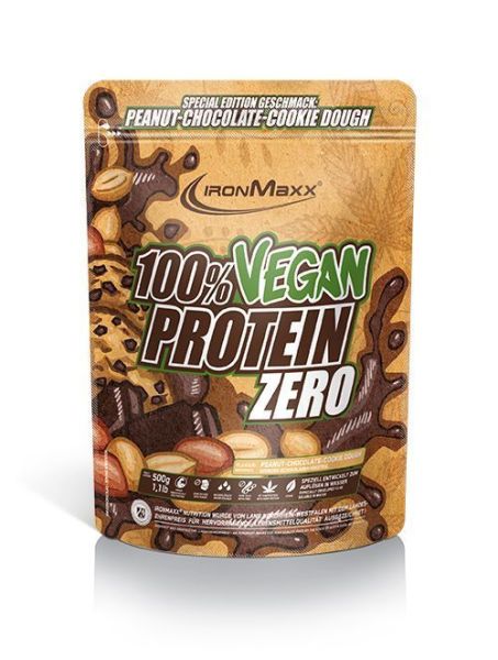 Ironmaxx 100% Vegan Protein Zero (Peanut Chocolate Cookie Dough)