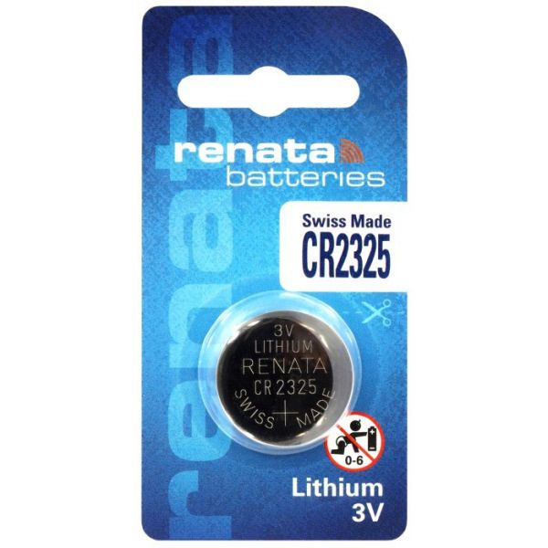 Renata CR2325 - Knopfzellen Batterie (Swiss Made).